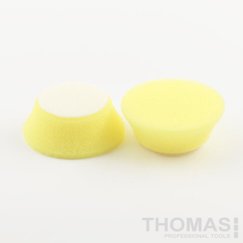 FastGloss MediumCut Premium Polierschwamm gelb Ø 53 mm